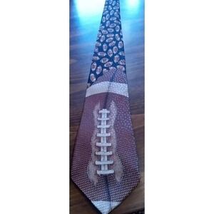 Football Allover print necktie party game professional‎
